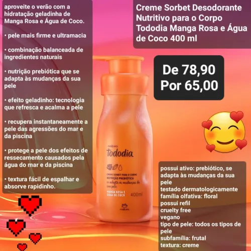 Hidratante corporal original Natura