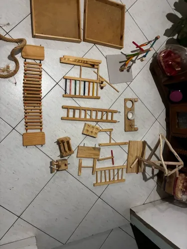 Brinquedo para pássaro