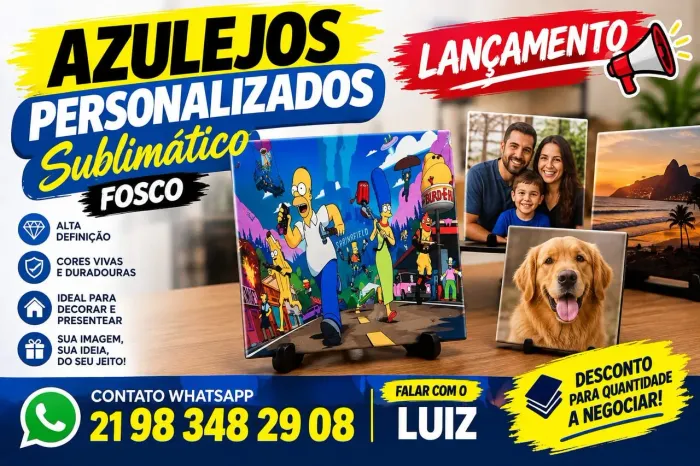 Azulejos fosco personalizado