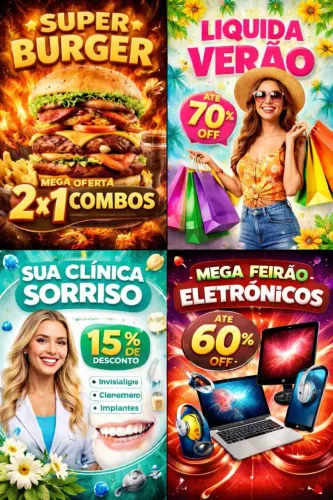 Criação de banners para divulgação 