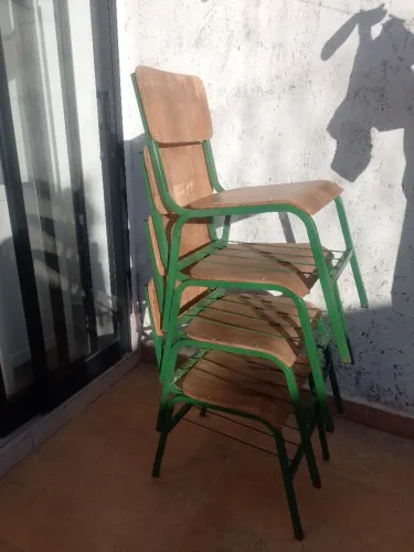 Cadeira ferro 4 unidades