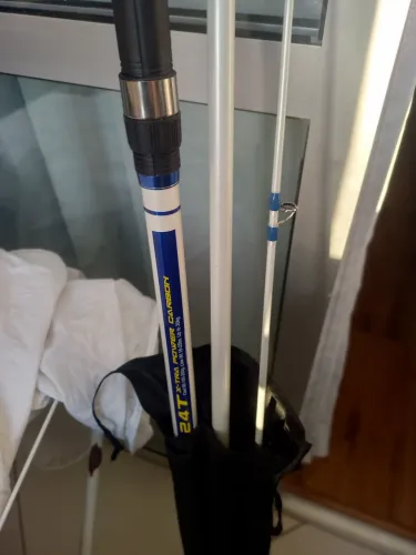 Vara de pesca fibra de carbono