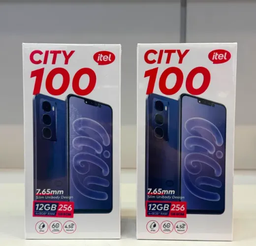 Novidade Itel City 100 256gb/4+8RAM (Titânio,Azul)