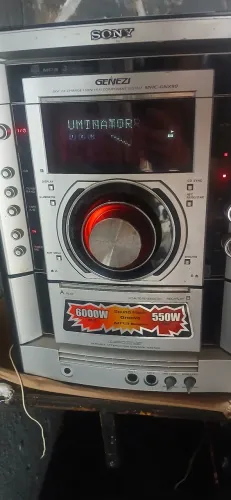 Som sony relíquia com Bluetooth