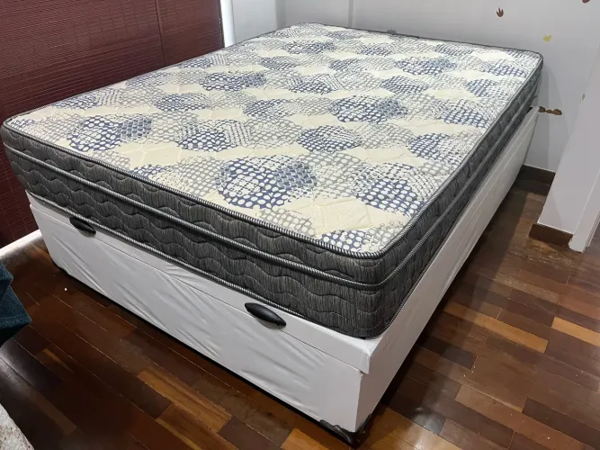 Cama Box com Baú Casal -  não inclui colchao