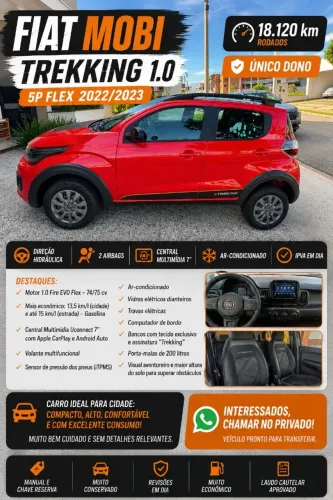 Fiat Mobi Trekking 1.0 Flex 5P 2023