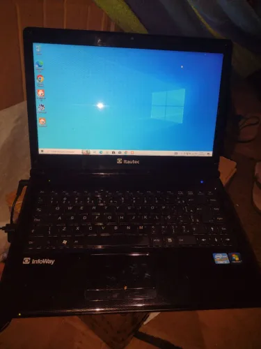 Notebook 3ram 320giga core i3 pra desapegar leia