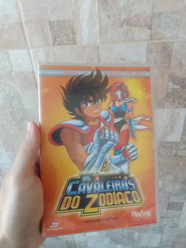 - DVD Os Cavaleiros do Zodíaco.