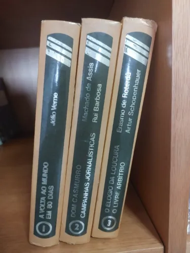 Coleção Grandes clássicos da literatura - Editora Novo horizonte(capa dura - 3 volumes)