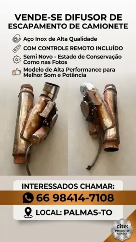 Vende-se Difusor para escapamento