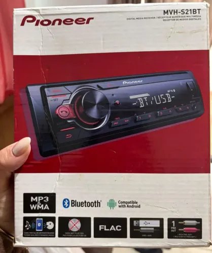 Pioneer MVH-S21BT Bluetooth USB - Som Automotivo