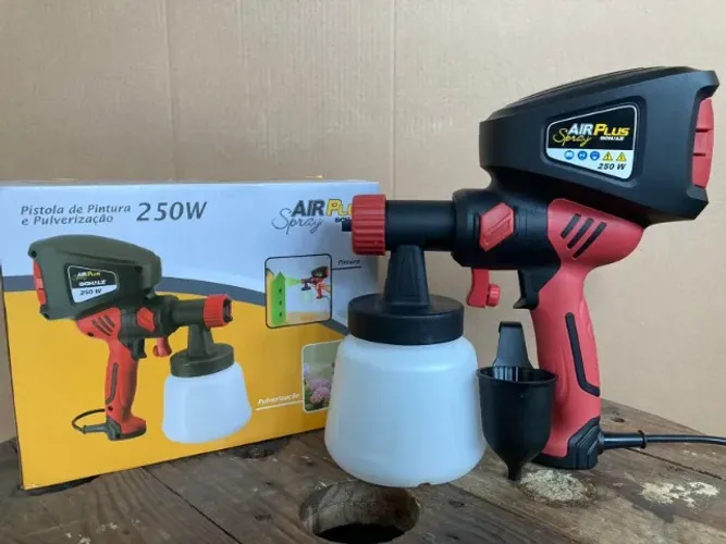 Pistola De Pintura Pulverizadora - Schulz 1L 250w 2,5mm