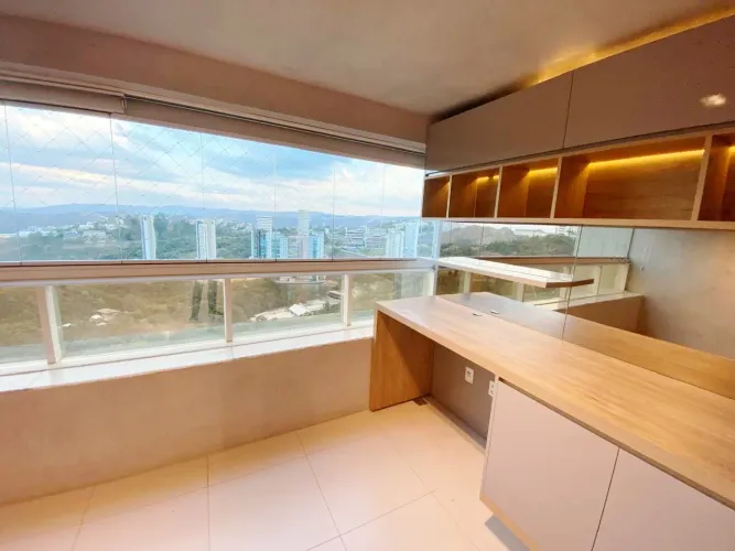 Apartamento para Locação em Nova Lima, Vila da Serra, 4 dormitórios, 2 suítes, 4 banheiros