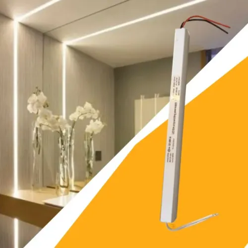 FONTE 5A - 12W - SLIM 60W - PALITO BIVOLT P/ PERFIL DE LED.