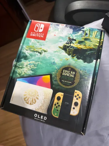 Nintendo Switch Oled - EDIÇAO Especial ZELDA