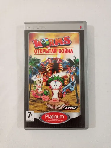 Jogo Worms Open Warfare PSP Original Completo Com Manual