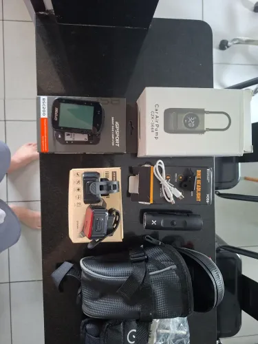 Acessórios para bike - muito novo