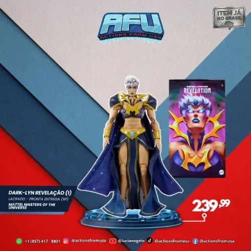 Dark-Lyn (Revelação) Mattel Mestres Do Universo Masterverse
