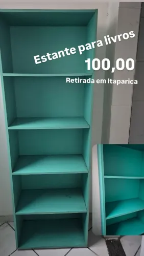 Estante para livros em MDF