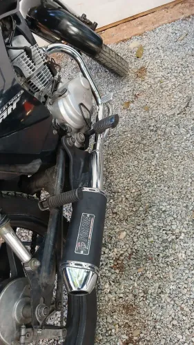 Escapamento esportivo ta na fan 125