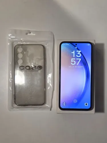 Galaxy A54 5G 128gb com NF + Capa de silicone de brinde