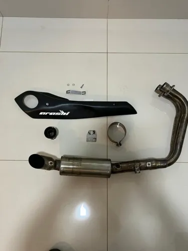 Escapamento esportivo full inox mt 07 arashi