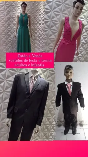Ternos adulto e infantil