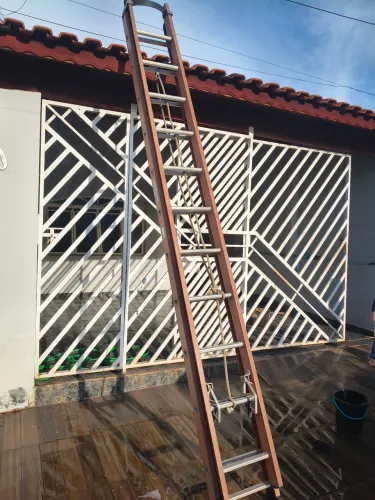 Escada de fibra 6 metros extensiva