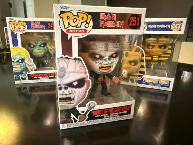 Funko Pop Rocks - Iron Maiden - Nights of the Dead Eddie 251 - NOVO