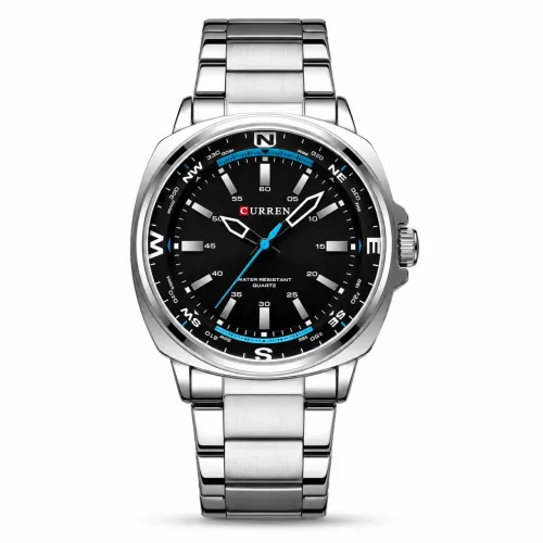 Relógio Masculino Curren 8455 Fundo Preto