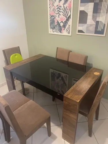 Mesa de jantar 6 lugares