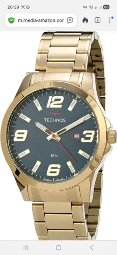 Technos Dourado Analógico 2115MPIS/4A na garantia 