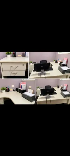 Mesa de escritório em L