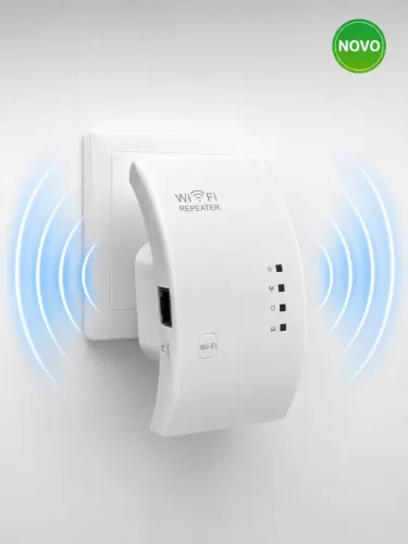 Repetidor de Sinal Wi-Fi Wireless N 300Mbps Com Porta RJ45