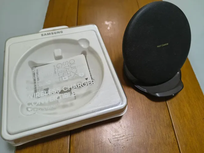 Carregador wireless sem fio Samsung Perfeito estado - Fast charge - com a caixa