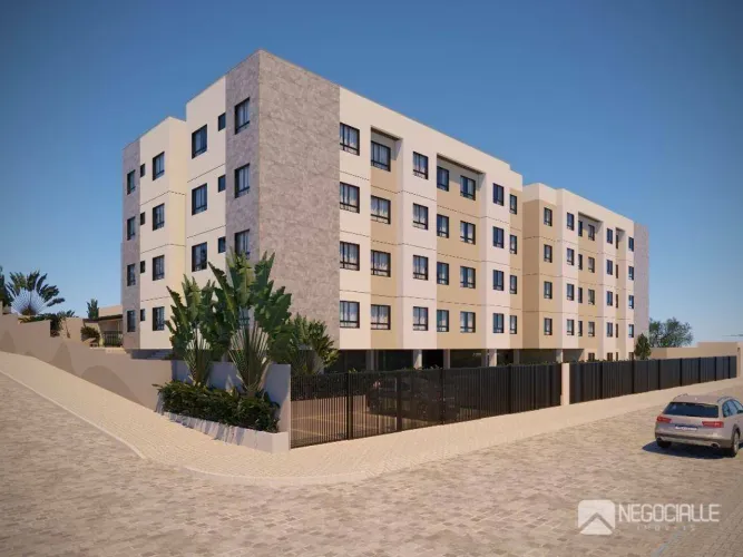 Apartamento com 2 dormitórios à venda, 48 m² por R$ 204.590,00 - Alto Branco - Campina Gra