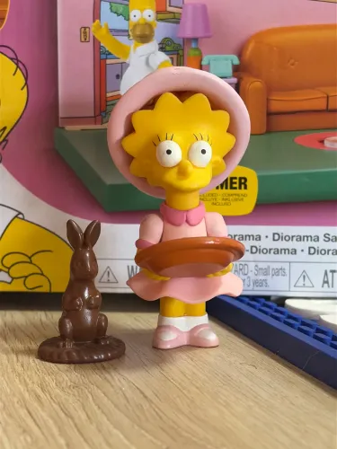 Action figure Simpsons Lisa Dominical, original, importado e em perfeito estado