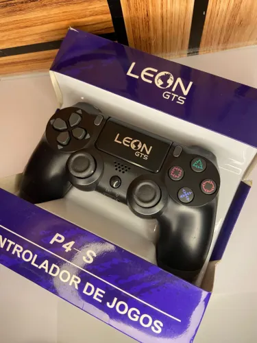 Controle PS4 Controlador com Fio Vibração de motor Duplo - Leon GTS an7