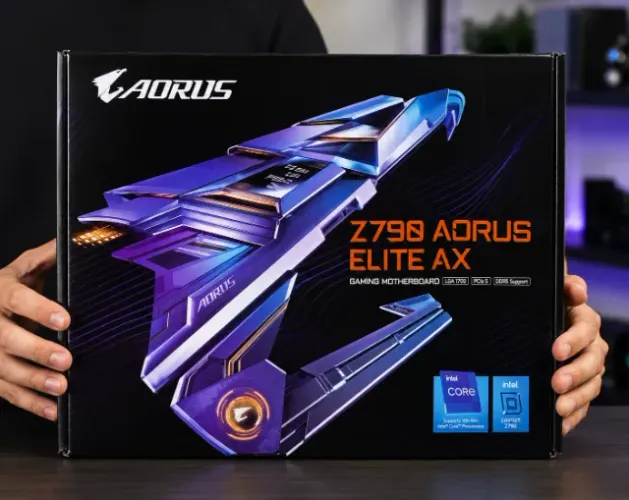 Placa Mãe Gigabyte B760M AORUS Elite AX Socket LGA 1700 / DDR5
