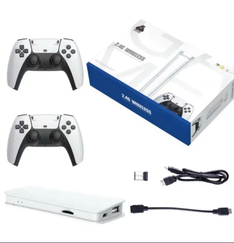 Vídeo Game Stick / Mais de 20 mil jogos vintage/ 2 controles + pendrive + acessório