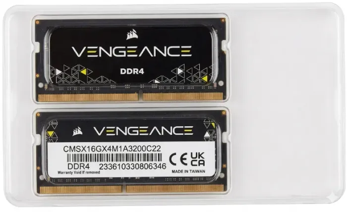 Kit 32GB (2x16GB) Corsair Vengeance DDR4 3200MHz p/ Notebook