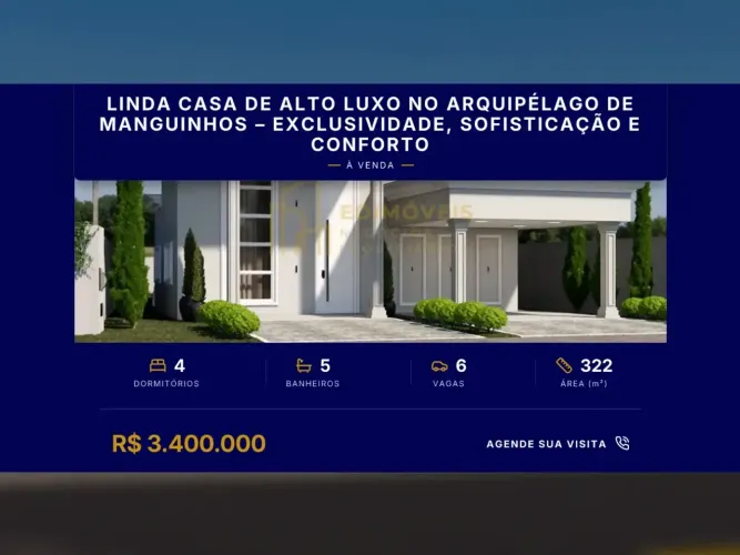 Seu Novo Lar em Manguinhos: Casa Impecável para Famílias Exigentes