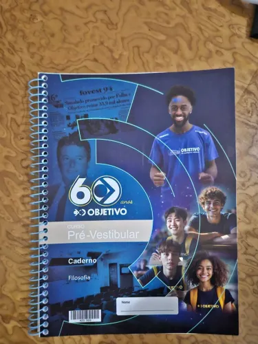 Caderno de Filosofia Pré Vestibular Objetivo - NOVO