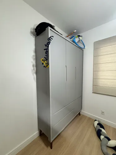 Guarda-Roupa 3 Portas com Gavetas - Infantil