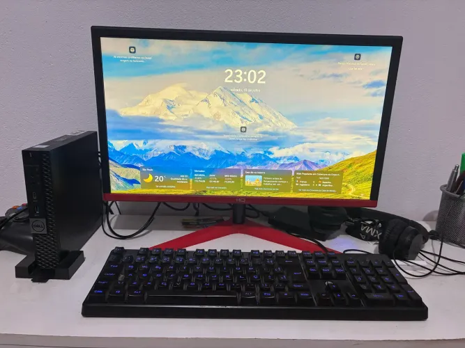 Kit Computador Dell i5 8ª + Monitor HQ Gamer + Teclado (Ler Desc)