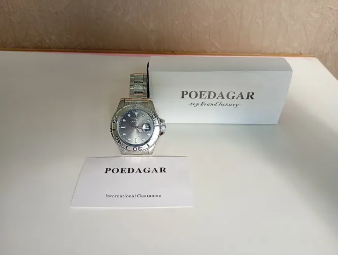 Relógio POEDAGAR estilo esportivo, à prova d'água.