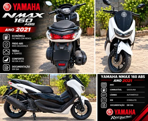 Yamaha NMAX 160 ABS 2021 - Excelente oportunidade
