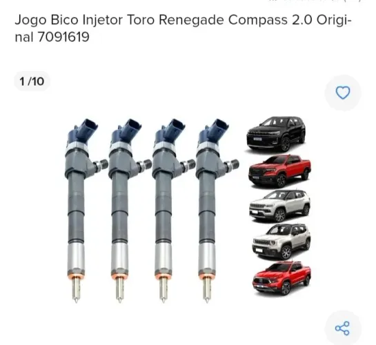 Bicos inerentes fiat torro *