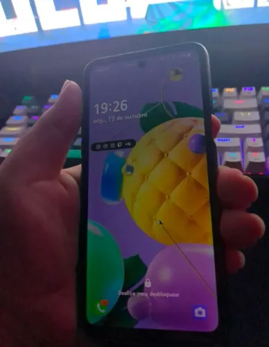 Celular LG K62 64 GB funcionando perfeitamente