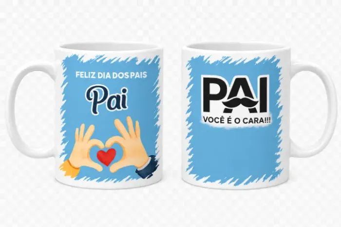Caneca Personalizada Presente Original com Foto e Escudo